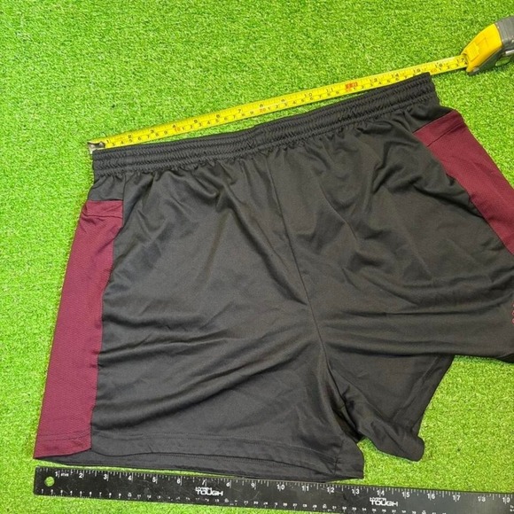 Adidas‎ Size L Climacool Black/Maroon Sporty Drawstring Shorts Size Large Active - Picture 3 of 7